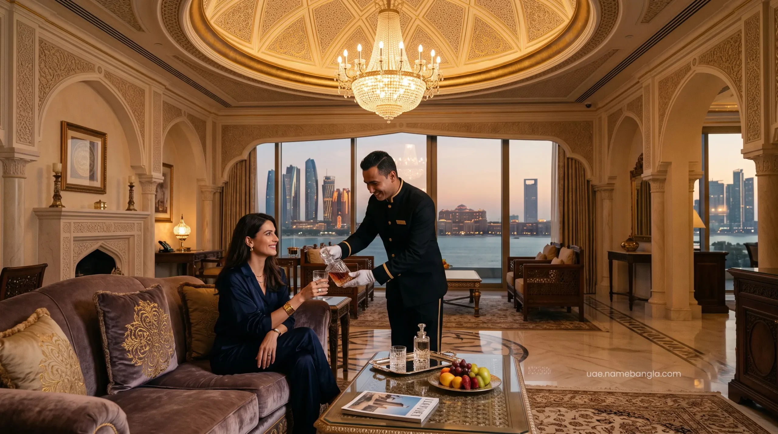 Exclusive Expedia VIP Access suite upgrade at an ultra-luxury Abu Dhabi palace resort.