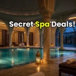 Serene indoor infinity pool at a top luxury spa resort in the UAE booked via GoZayaan Premium and Agoda.